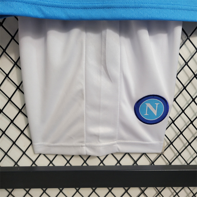 Kids Napoli Home Kit(Jersey+Shorts) 2023/24
