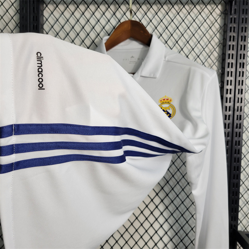 Real Madrid Retro Long Sleeve Home Jersey 2016/17