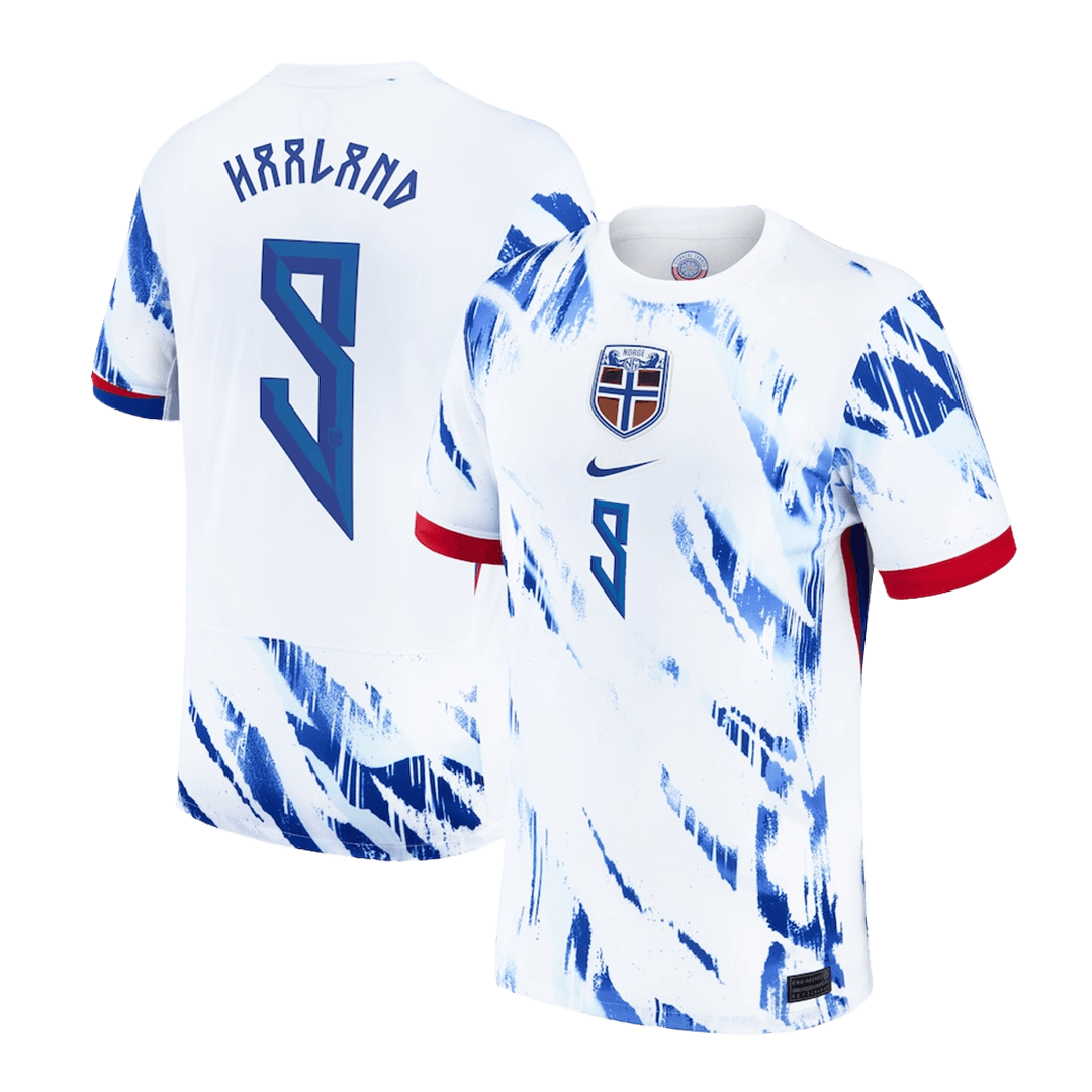 Norway Away HAALAND #9 ØDEGAARD #10 Jersey 2024