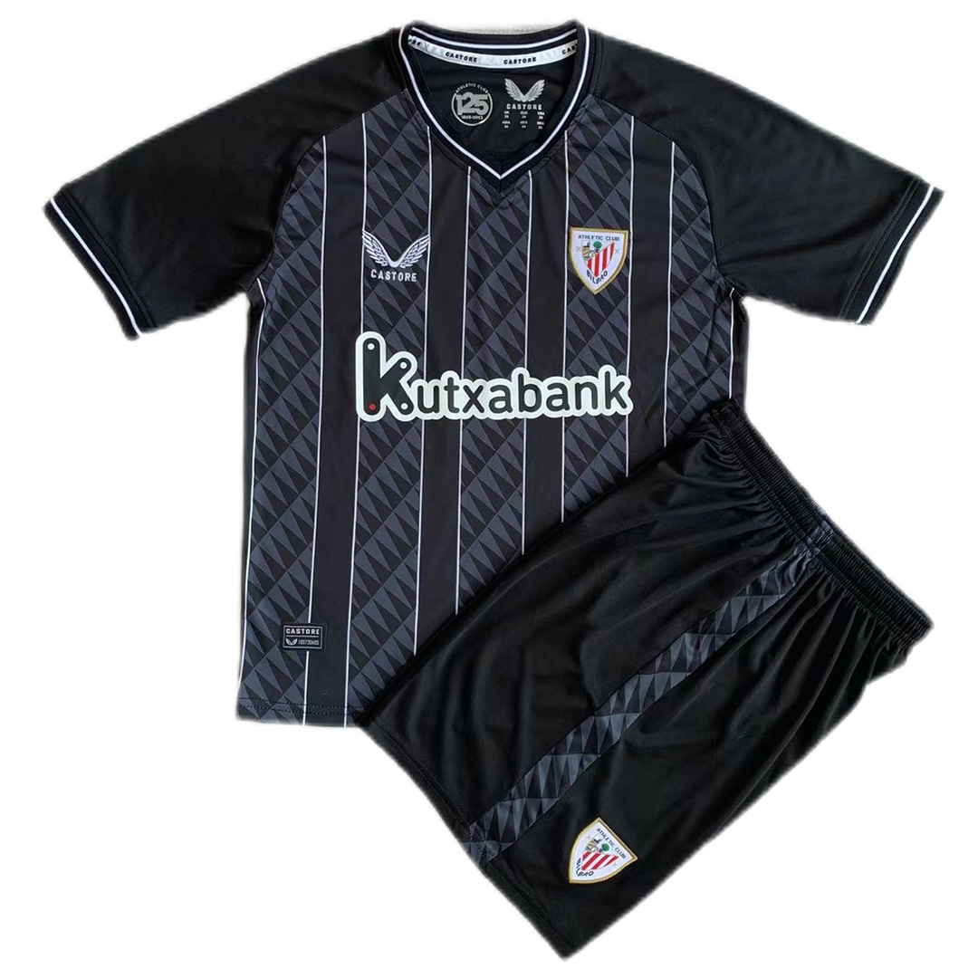 Kids Athletic Club de Bilbao Goalkeeper Kit Jersey+Shorts 2023/24