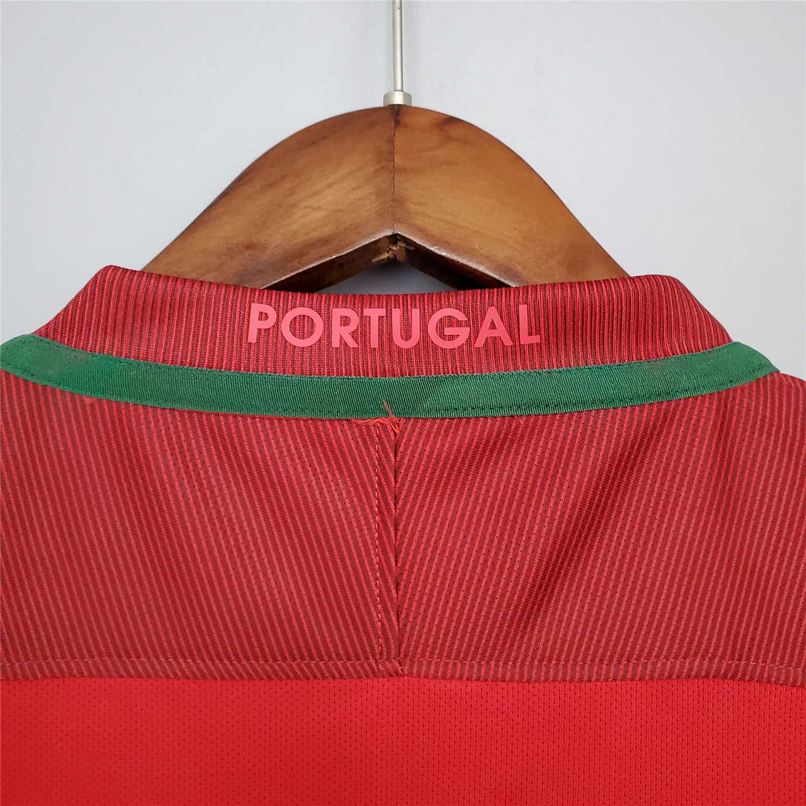Portugal Retro Jersey Home Euro Cup 2016