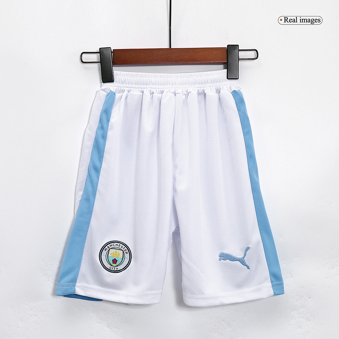 Kids Manchester City Home Jersey Kit 2023/24