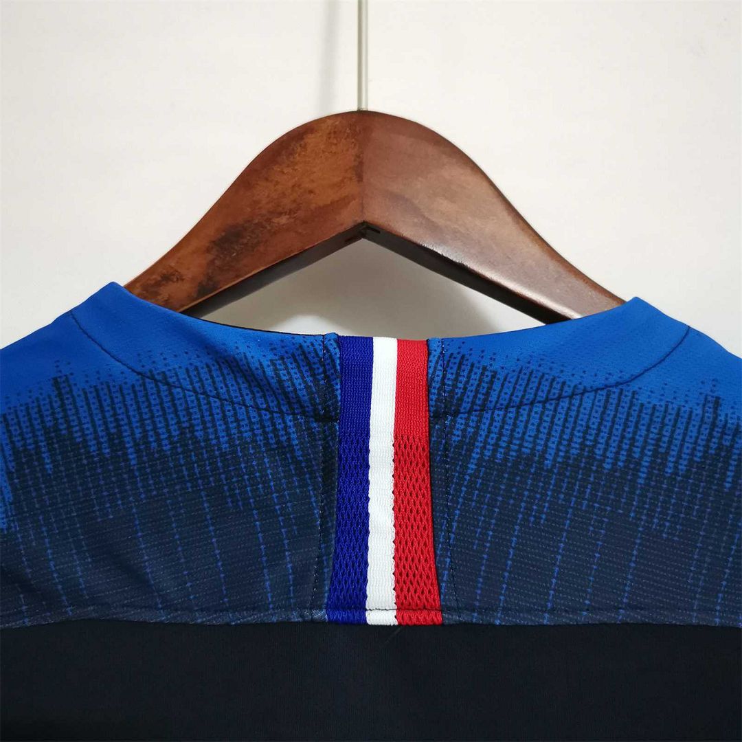 France World Cup Champion 2 Stars Home Retro Jersey 2018
