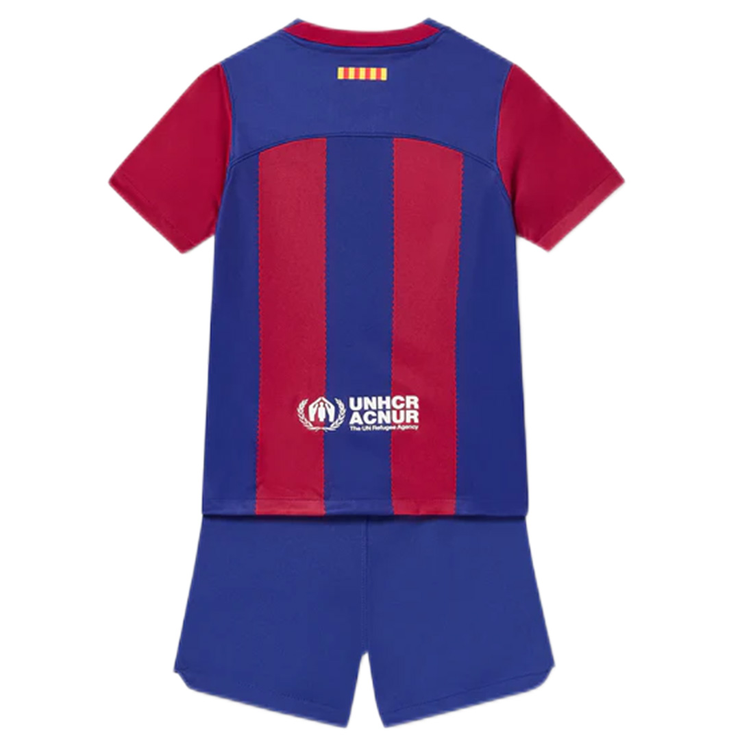 Kids Barcelona Home Jersey Kit 2023/24