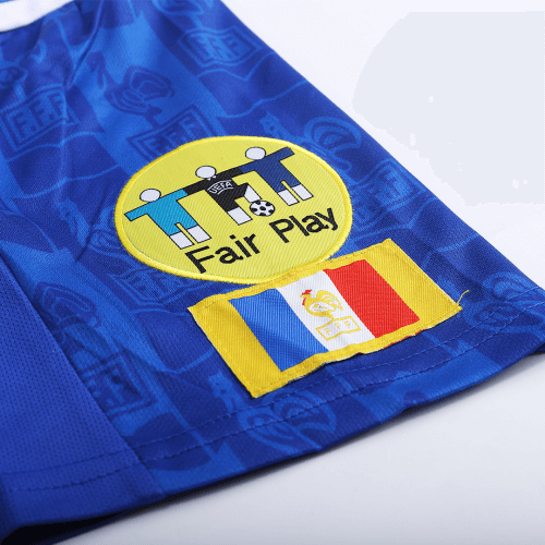 France Retro Jersey Home Euro Cup 1996