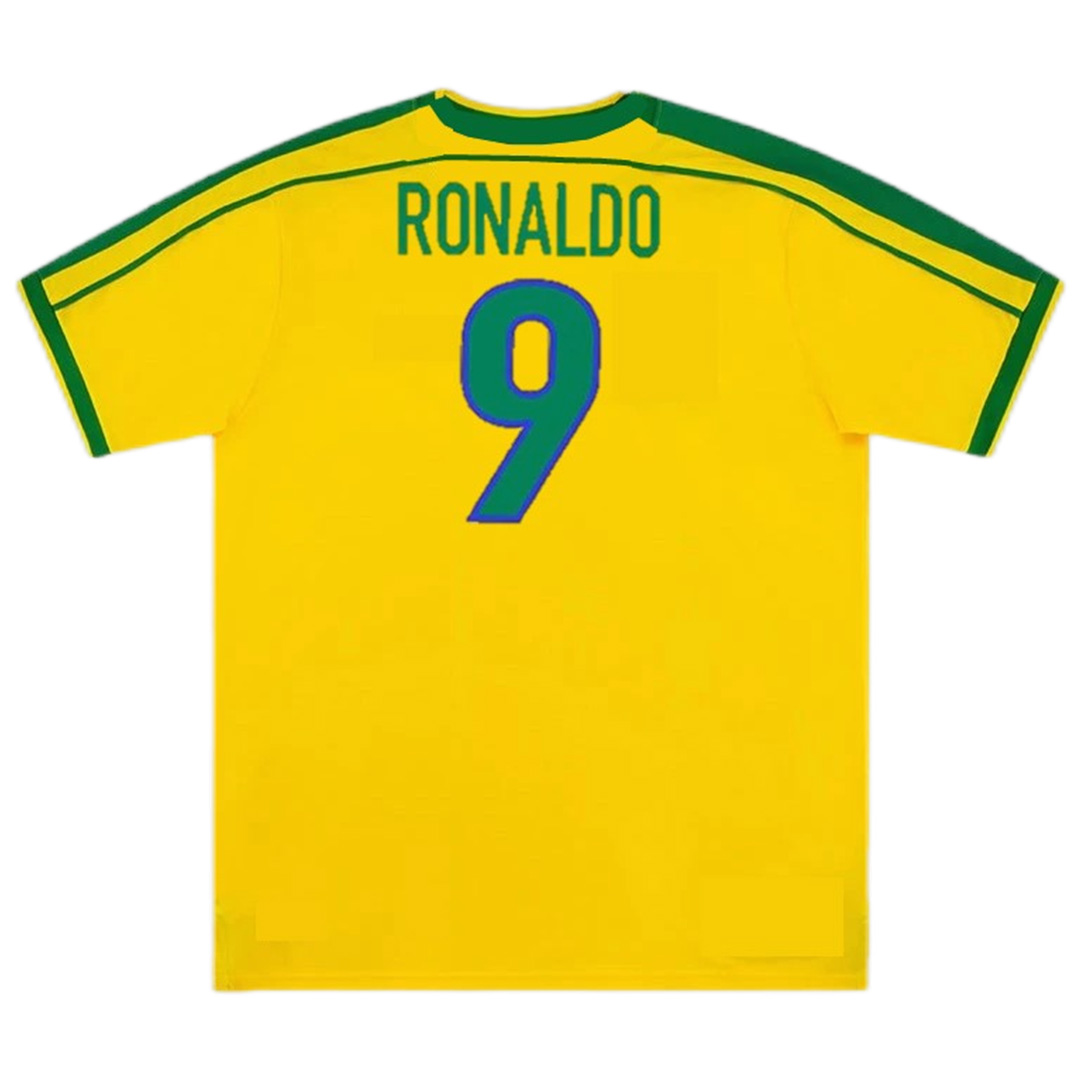 Brazil Retro Jersey Home World Cup 1998
