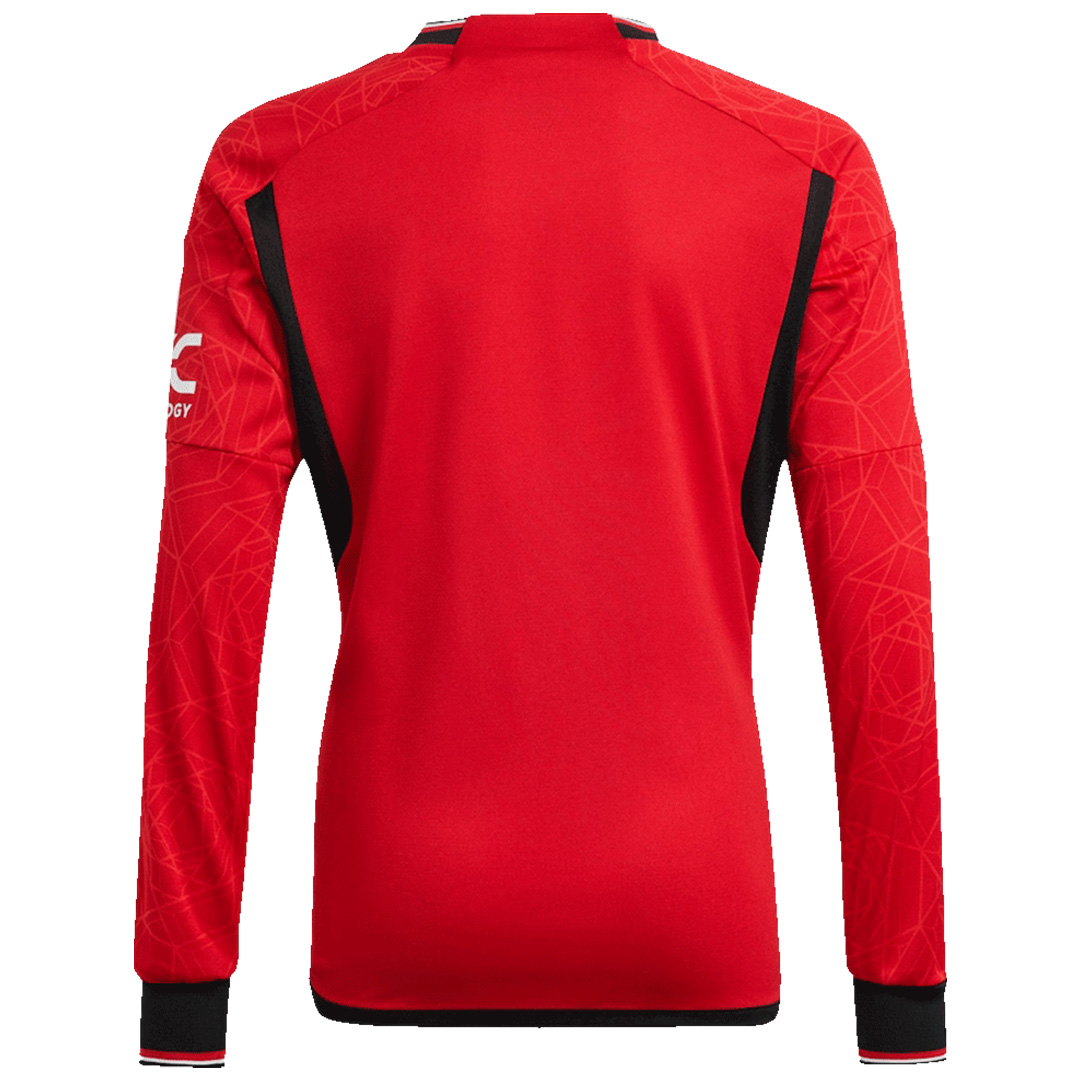 Manchester United Home Long Sleeve Jersey 2023/24