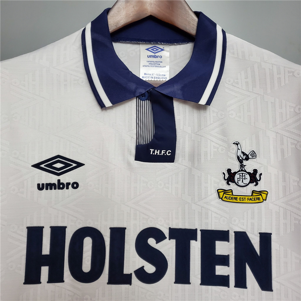 Tottenham Hotspur Retro Soccer Jersey Home Replica 1991/93