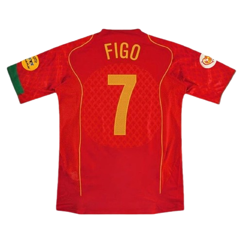 Portugal Retro Jersey Home Euro Cup 2004