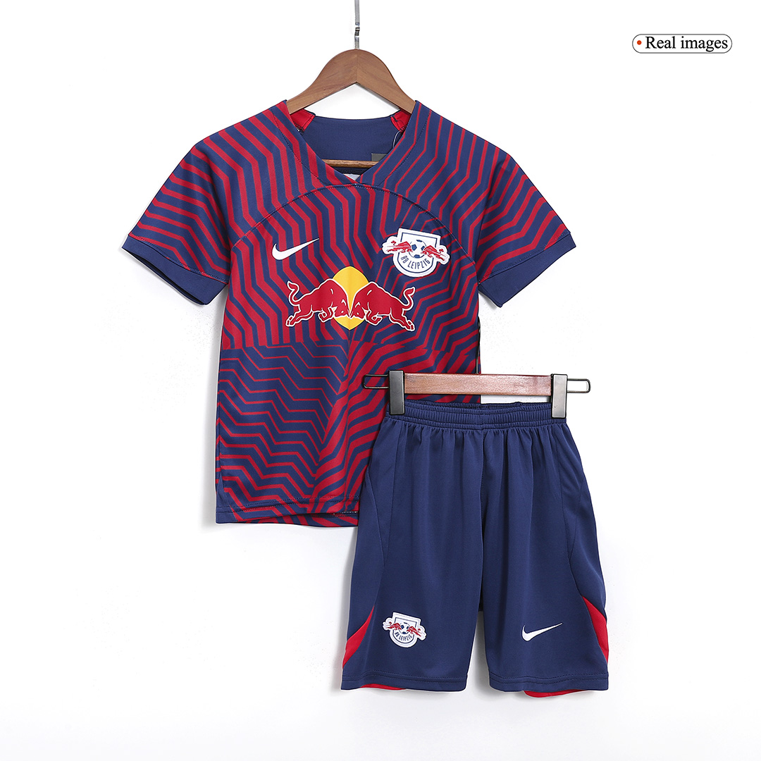Kids RB Leipzig Away Jersey Kit 2023/24