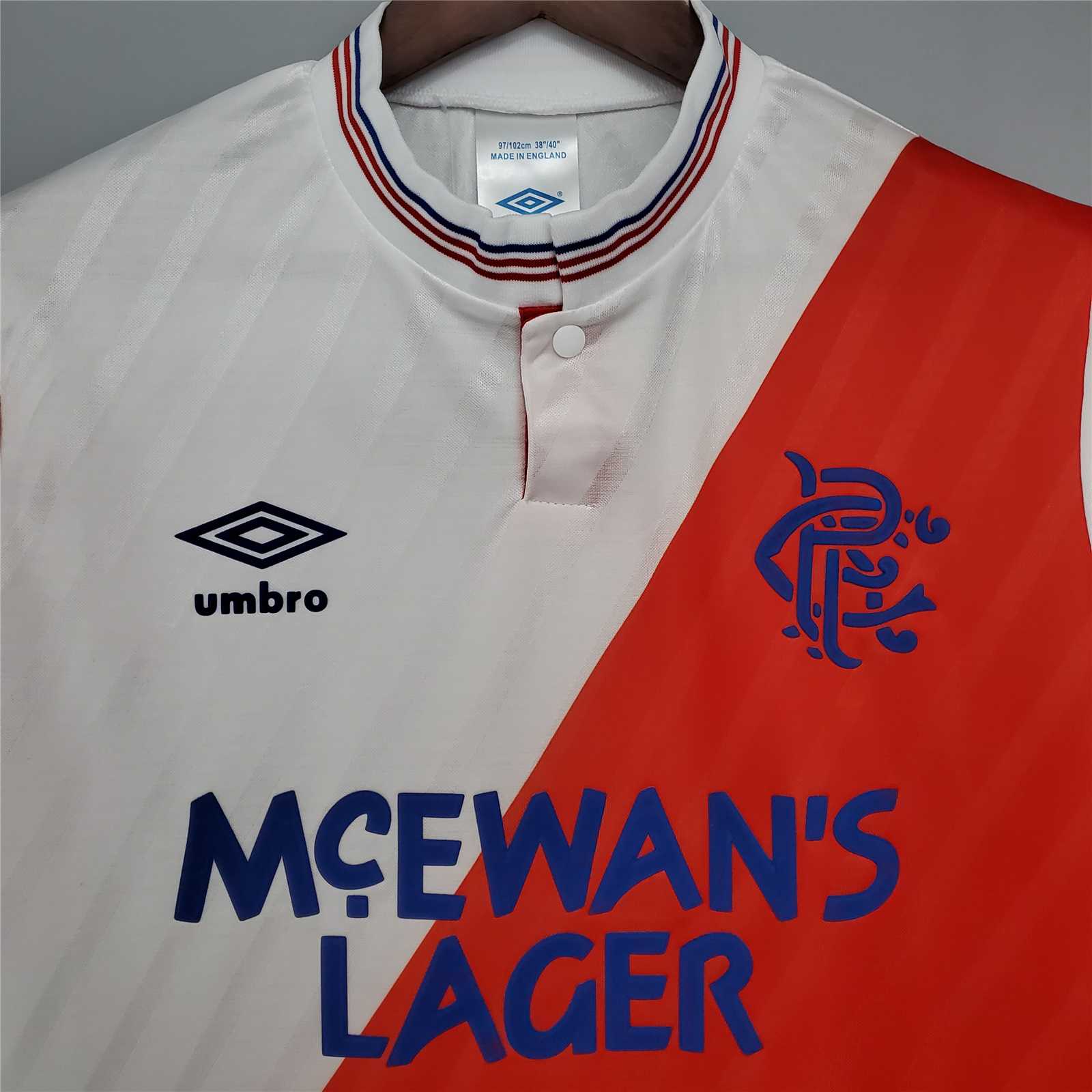 Glasgow Rangers Retro Jersey Away 1987/88