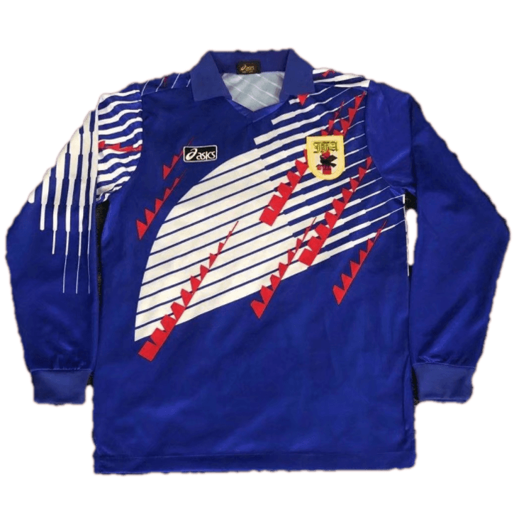 Japan Retro Long Sleeve Soccer Jersey Home World Cup 1994
