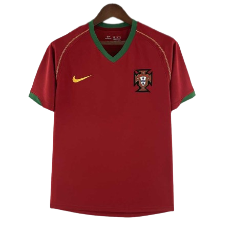 Portugal Retro Jersey Home World Cup 2006