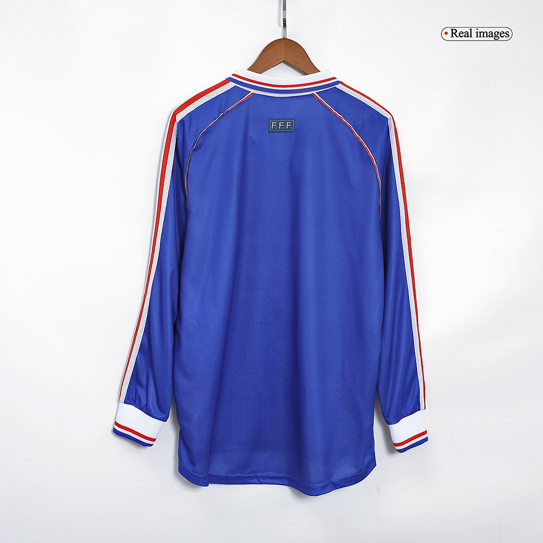 France Retro Jersey Long Sleeve World Cup 1998