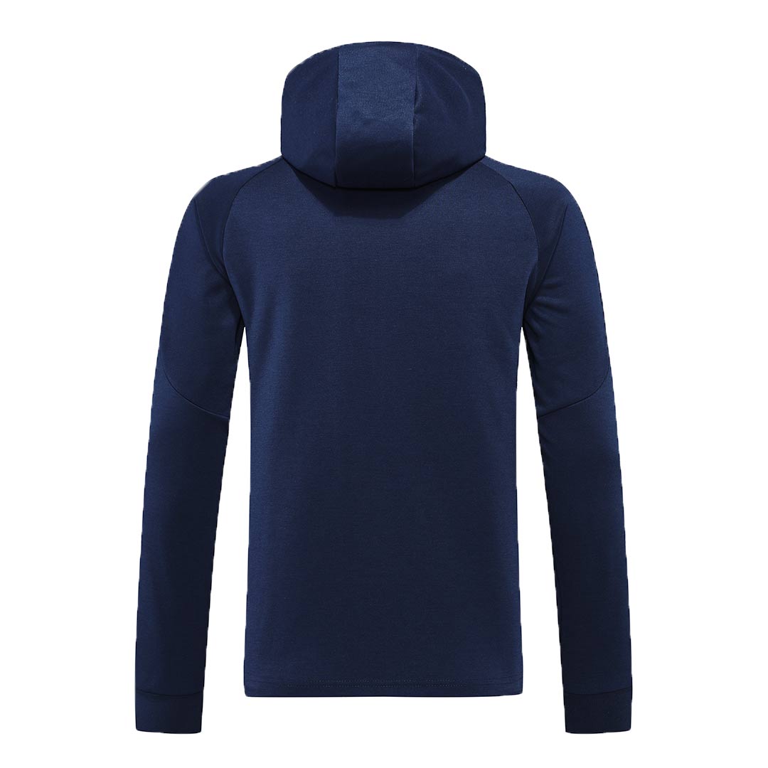 Italy Hoodie Sweatshirt Kit(Top+Pants) Navy 2022/23