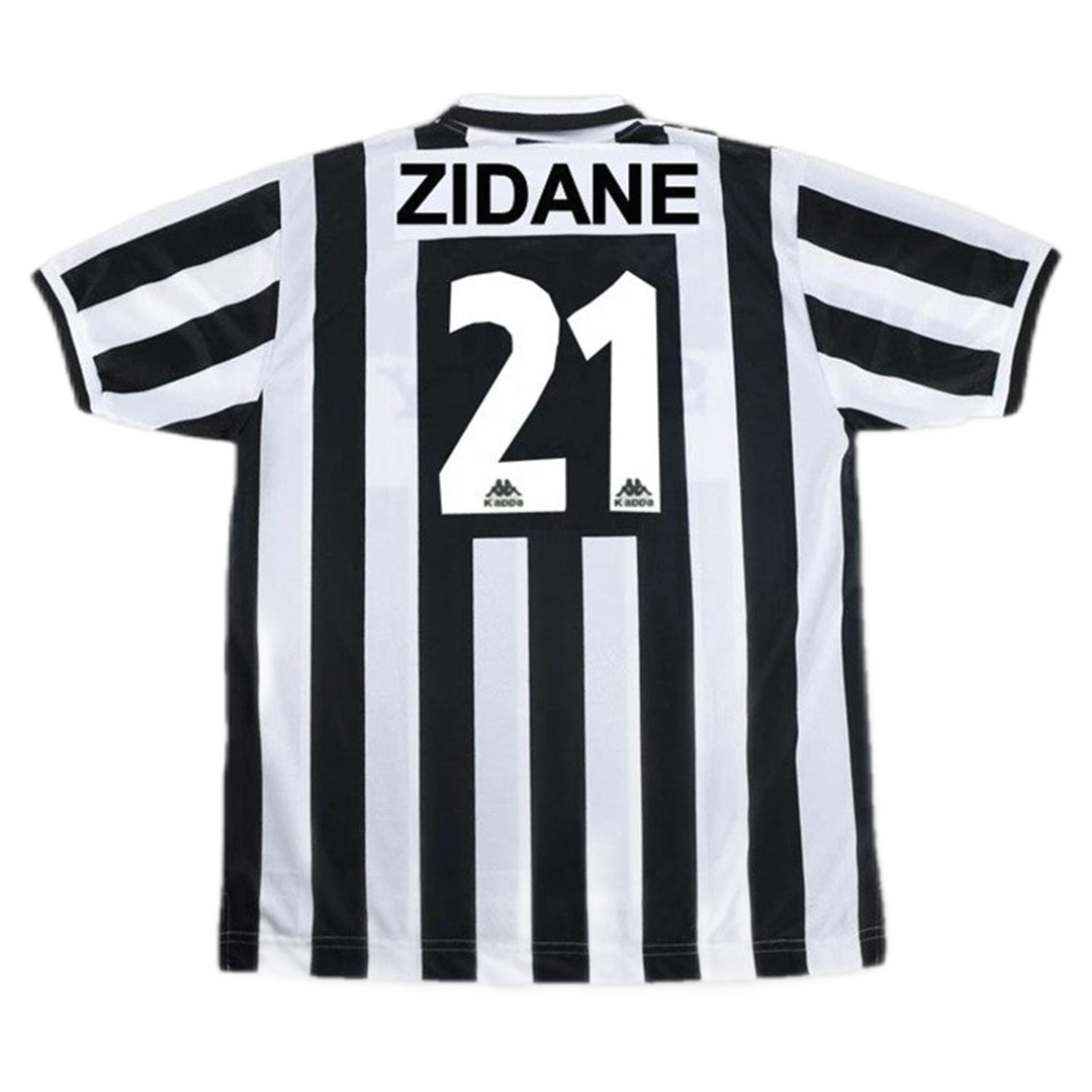 Juventus Del Piero #10 Zidane #21 Retro Jersey Home Replica 1996/97