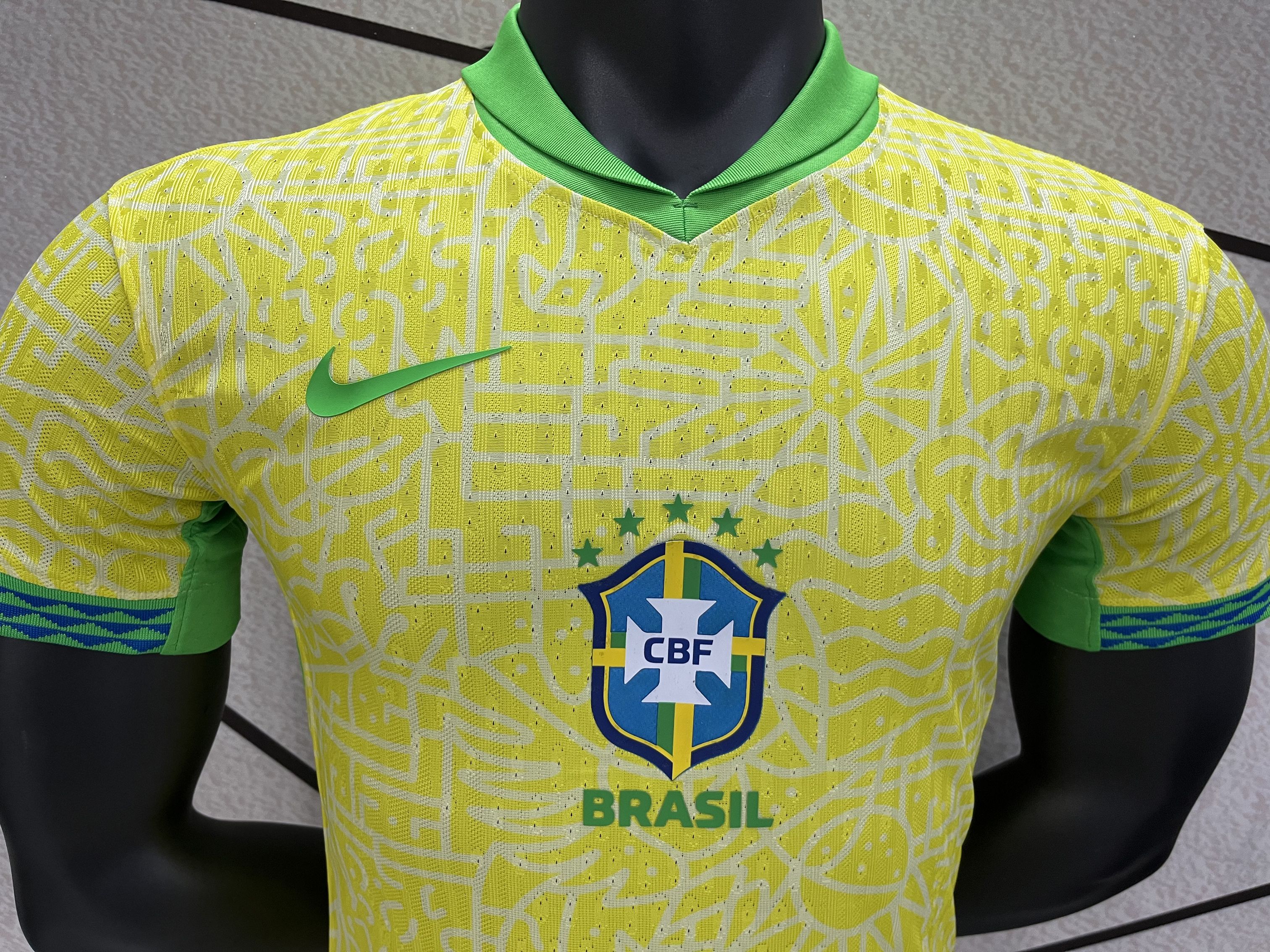 Brazil Home Jersey Player Version Copa America 2024