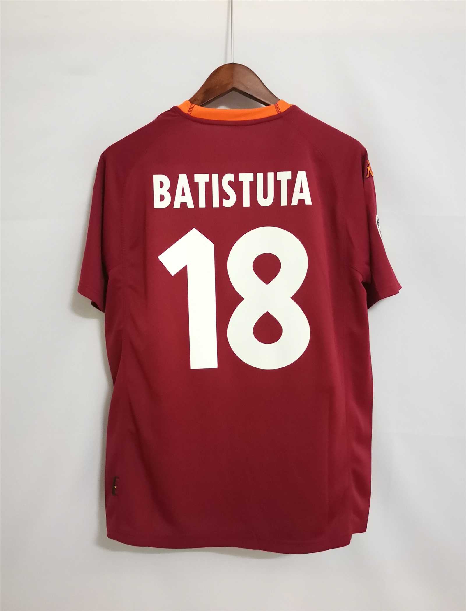 Roma Retro Jersey Home 2000/01