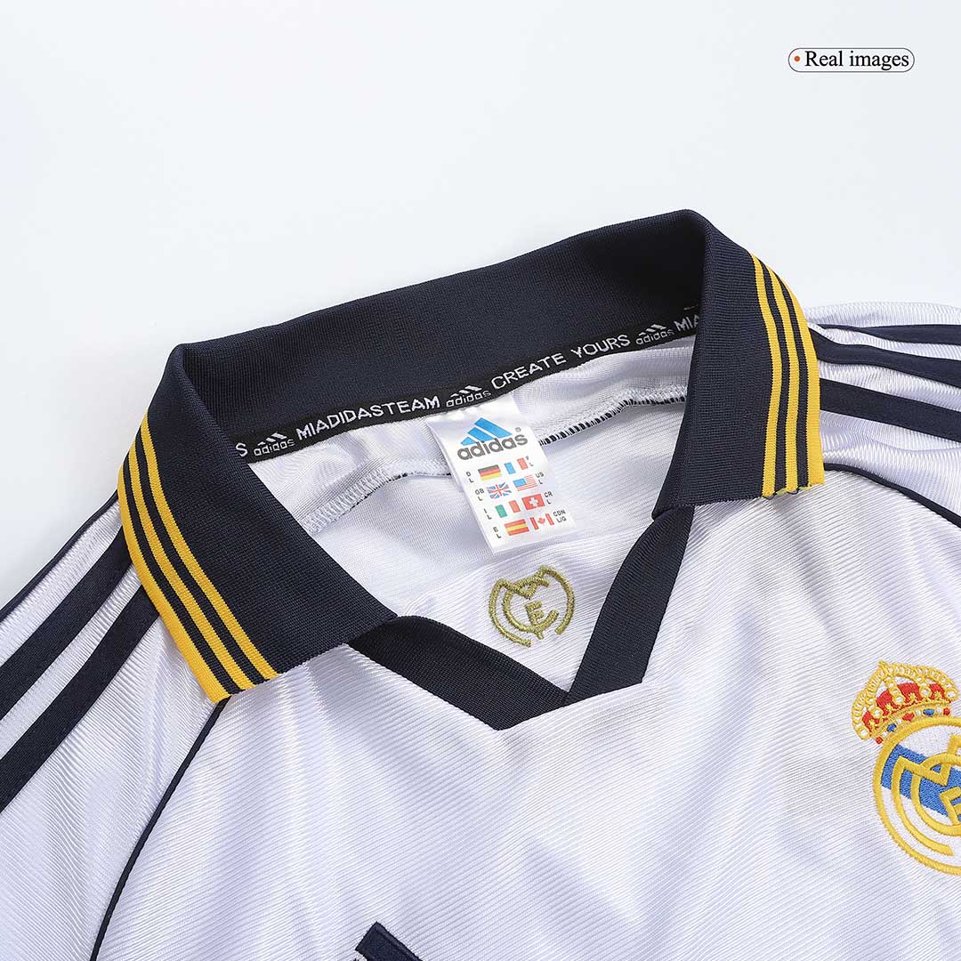 Real Madrid Retro Away Soccer Jersey Long Sleeve 1999/00