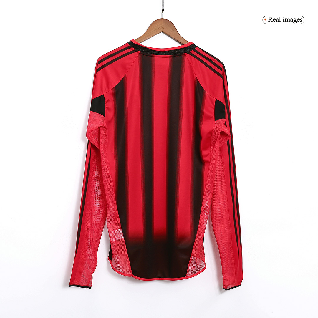AC Milan Retro Home Long Sleeve Jersey 2004/05