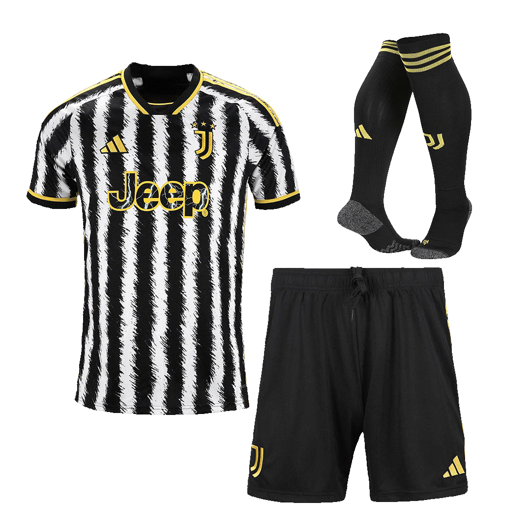 Juventus Home Whole Kit(Jersey+Shorts+Socks) 2023/24