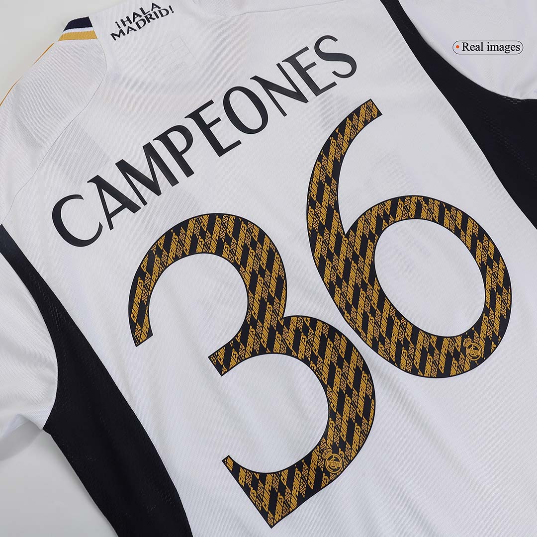 [CAMPEONES #36] Real Madrid Home Jersey 2023/24【Customize Unavailable】