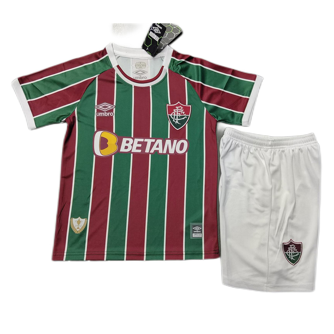 Kids Fluminense FC Home Jersey Kit 2023/24