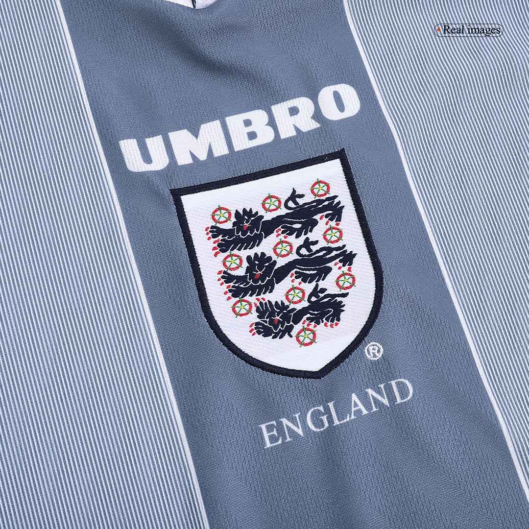 England Retro Away Long Sleeve Jersey Replica Euro Cup 1996
