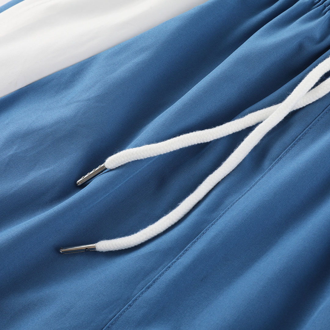 Marseille Hoodie Training Kit (Jacket+Pants) Blue 2023/24