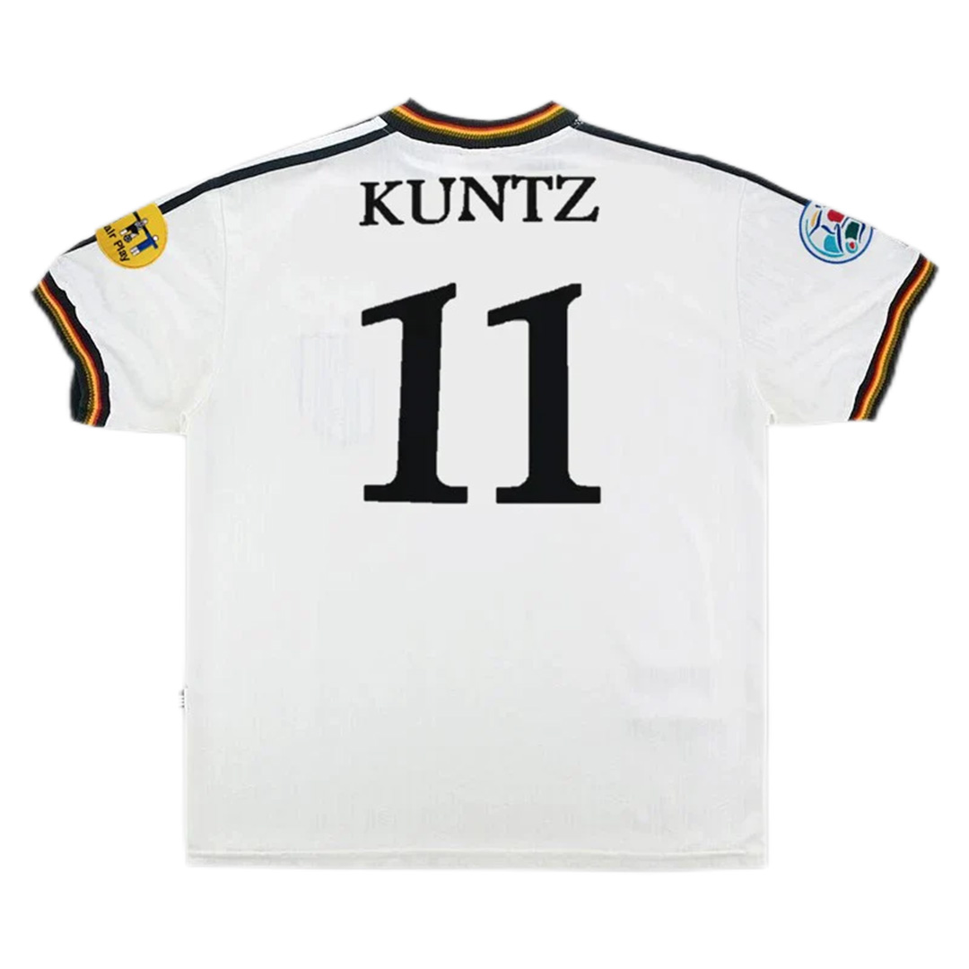 Germany Retro Jersey Home Euro Cup 1996