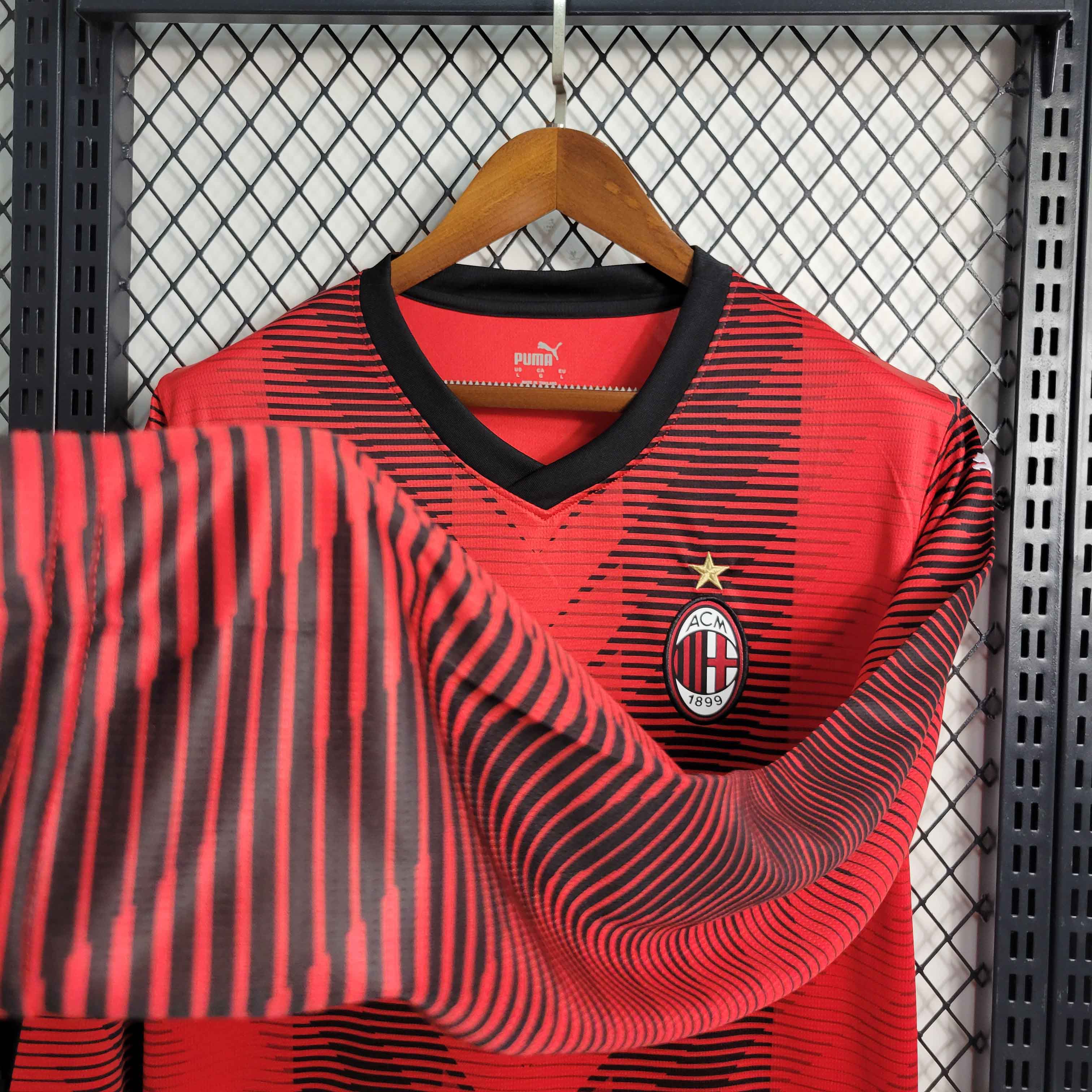 AC Milan Home Long Sleeve Jersey 2023/24