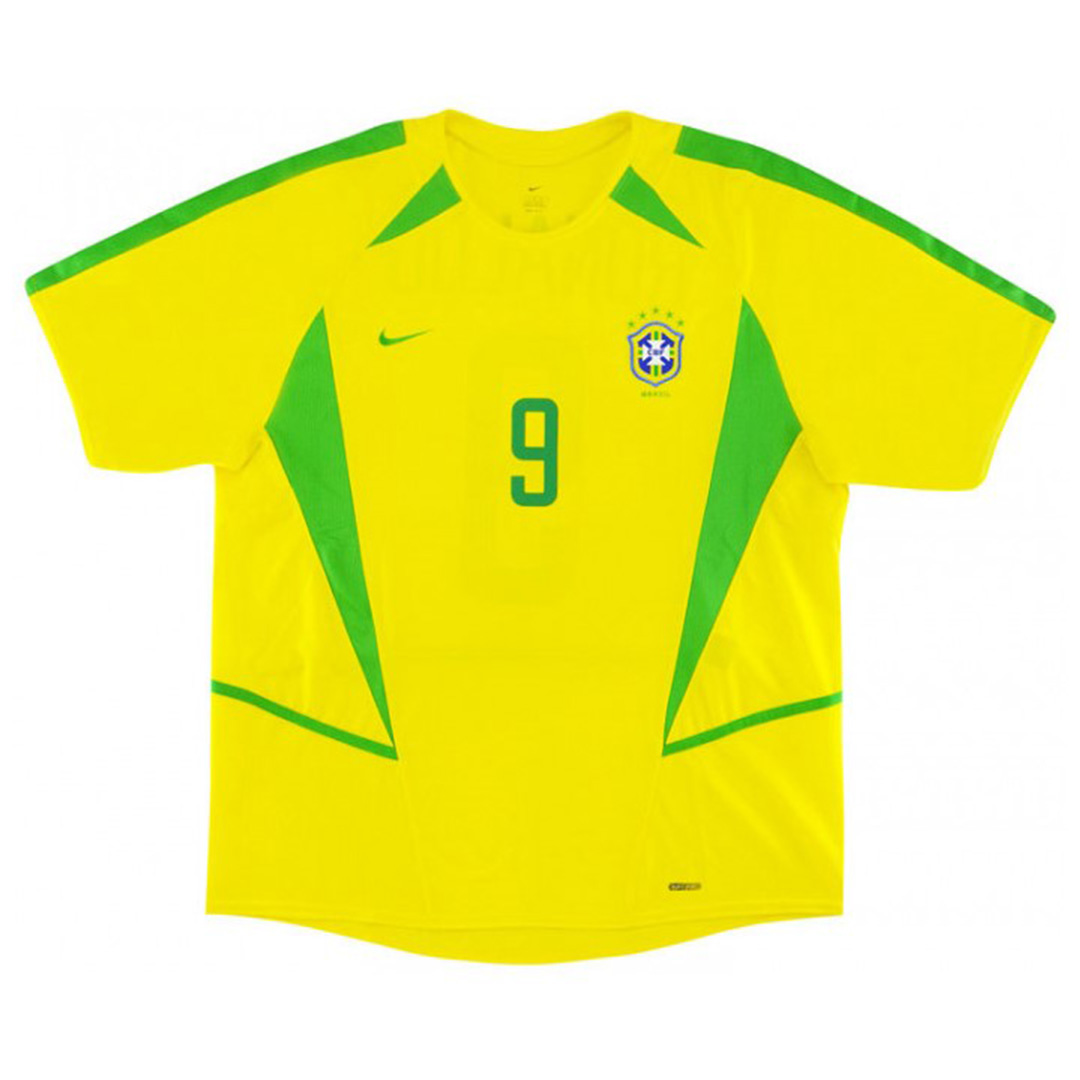 Brazil Retro Jersey Home World Cup 2002