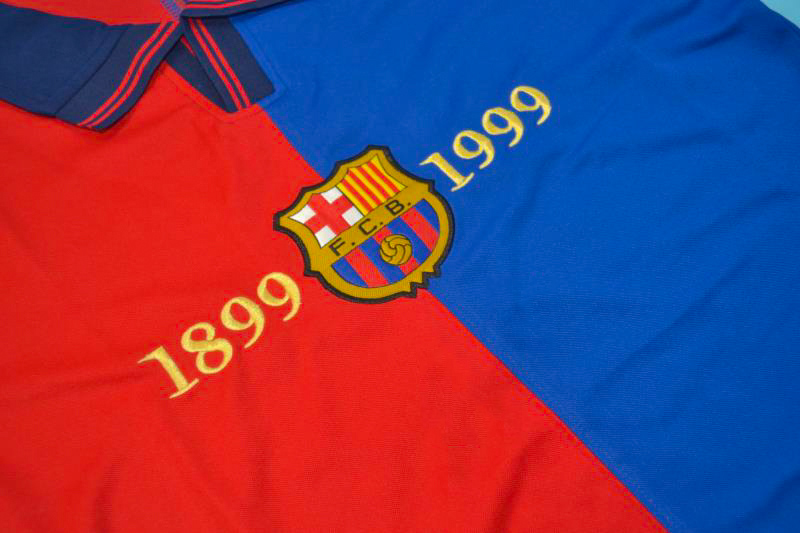 Barcelona Retro Home Long Sleeve Jersey 1999/00