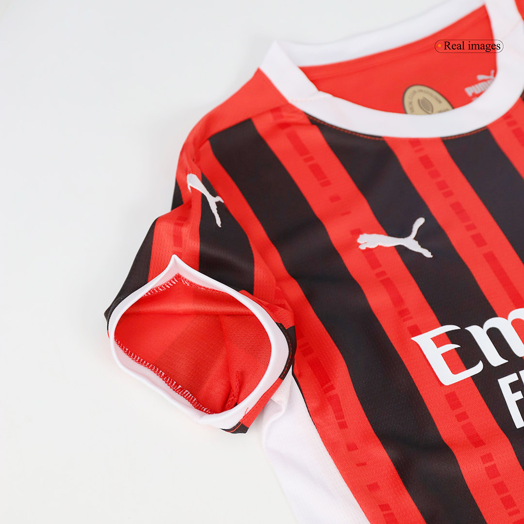 Kids AC Milan Home Jersey Kit 2024/25 Youth Apparels