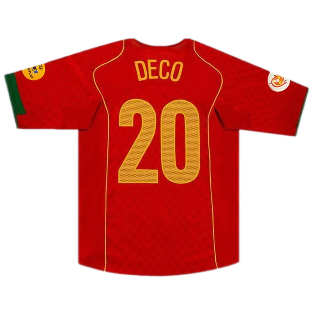 Portugal Retro Jersey Home Euro Cup 2004
