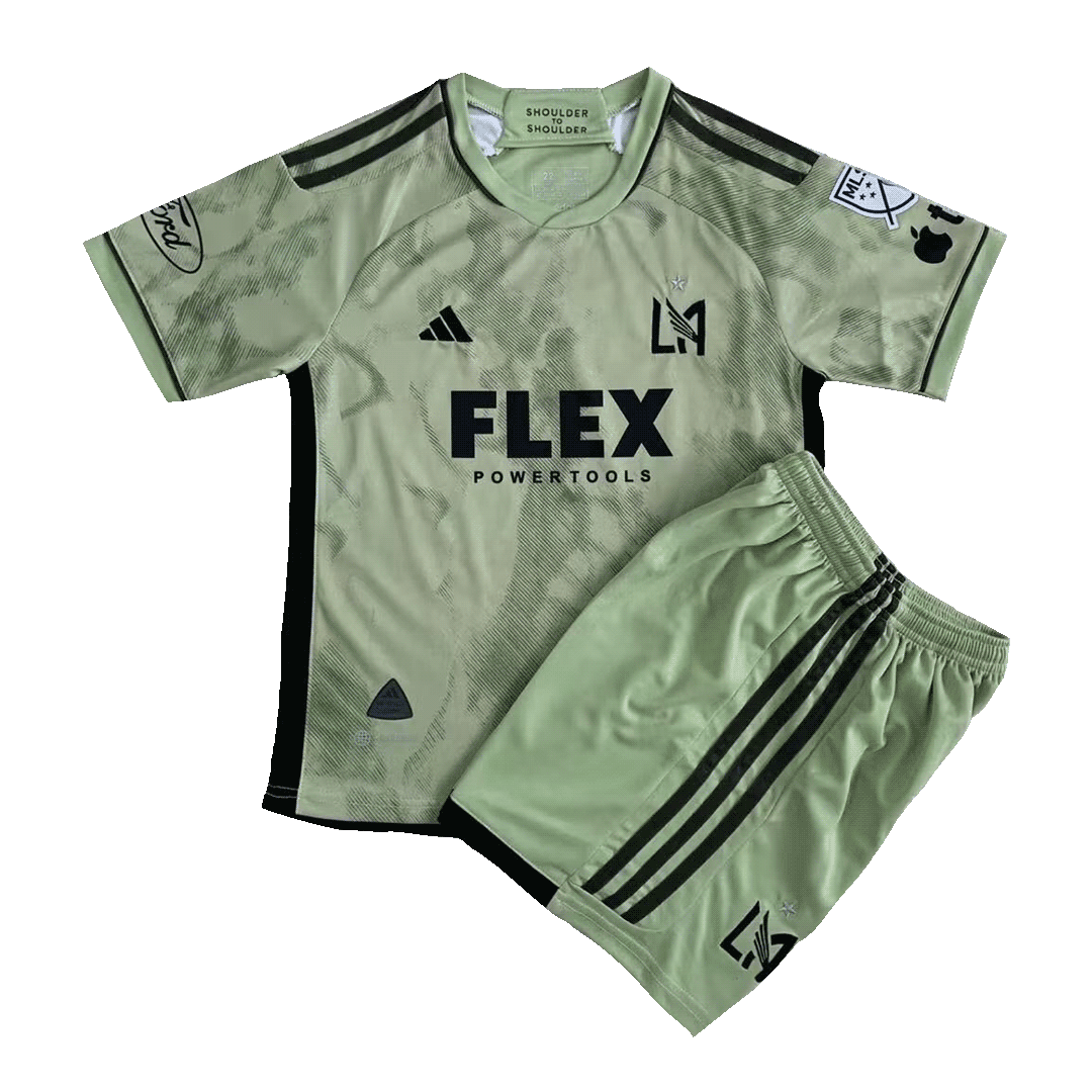 Kids Los Angeles FC Away Jersey Kit 2023