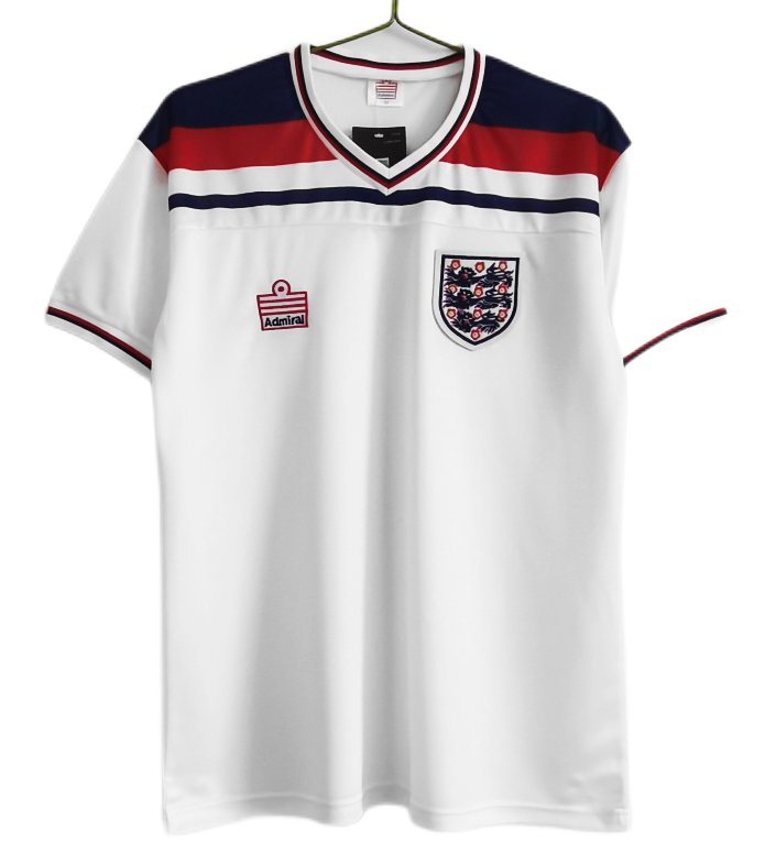 England Retro Soccer Jersey Home Replica 1982