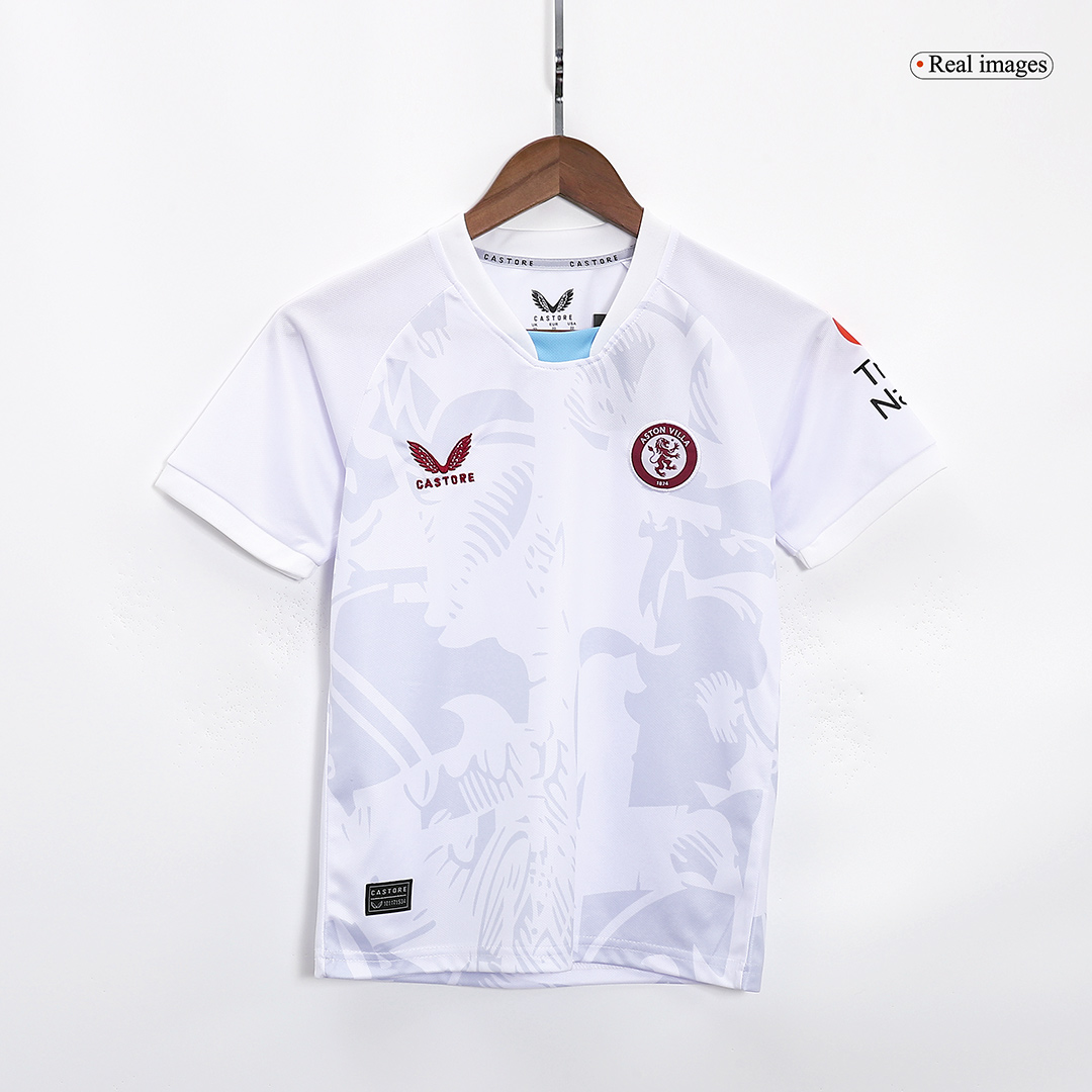 Kids Aston Villa Away Kit(Jersey+Shorts) 2023/24