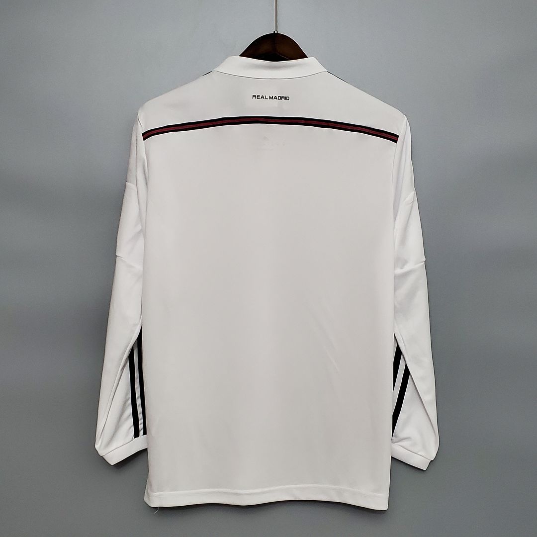 Real Madrid Retro Long Sleeve Jersey Home 2014/15
