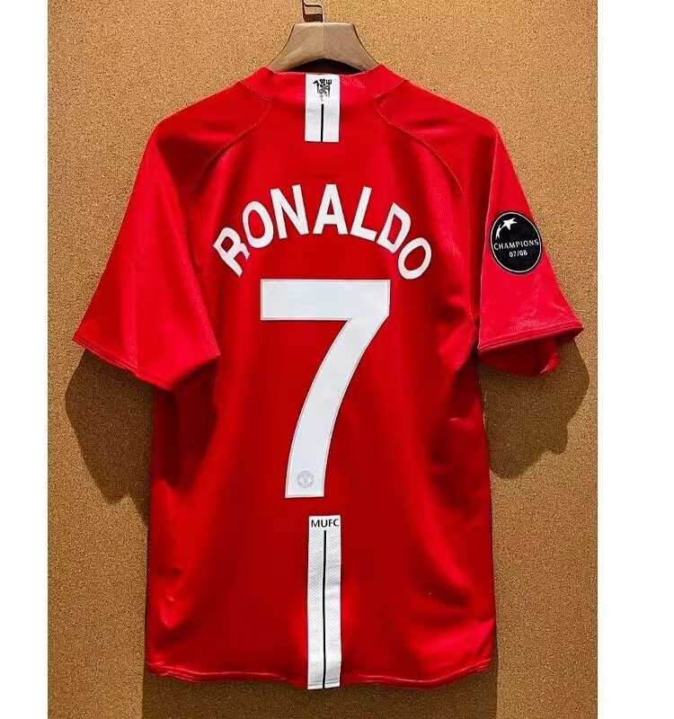 Manchester United Retro Jersey Home 2007/08