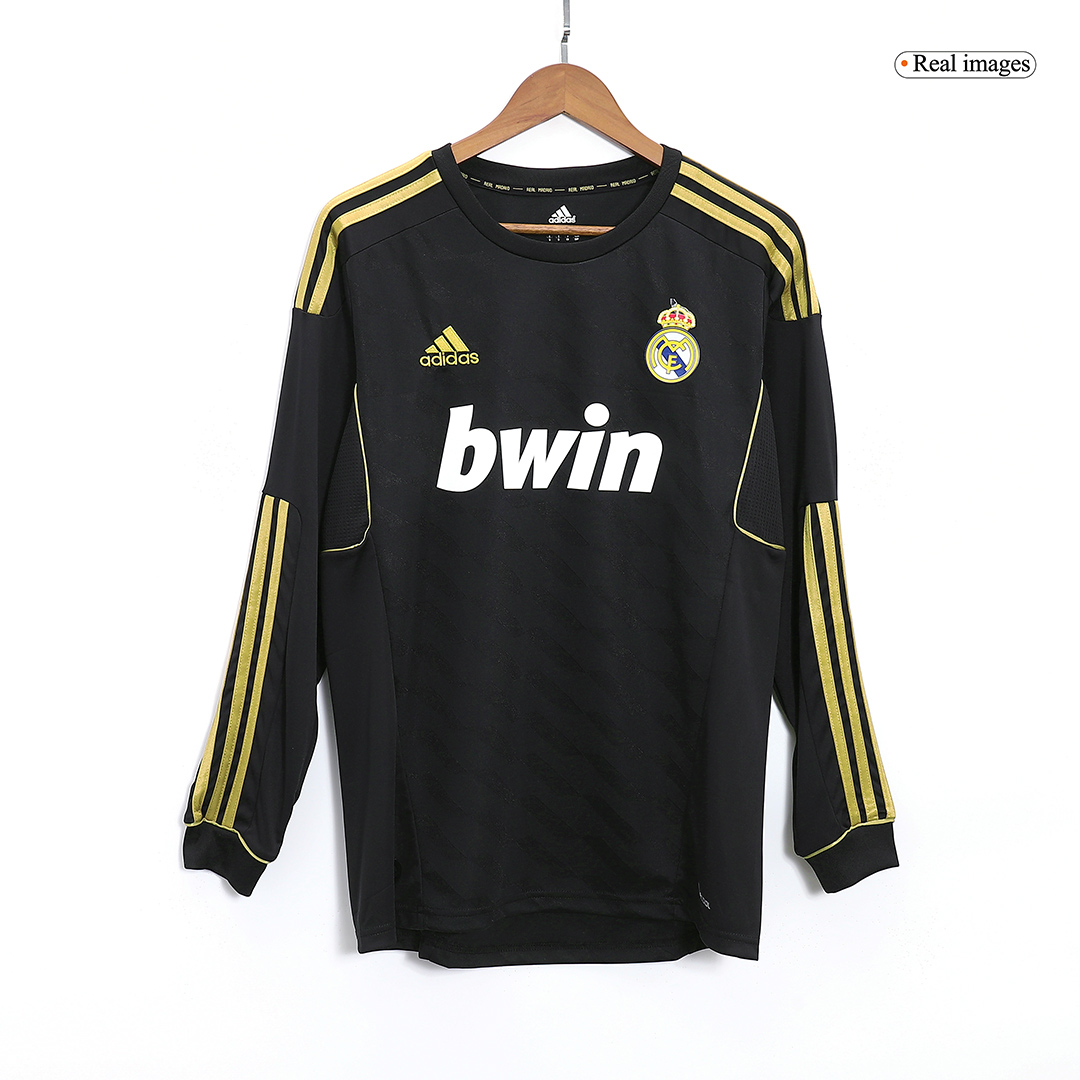 Real Madrid Retro Jersey Away Long Sleeve 2011/12