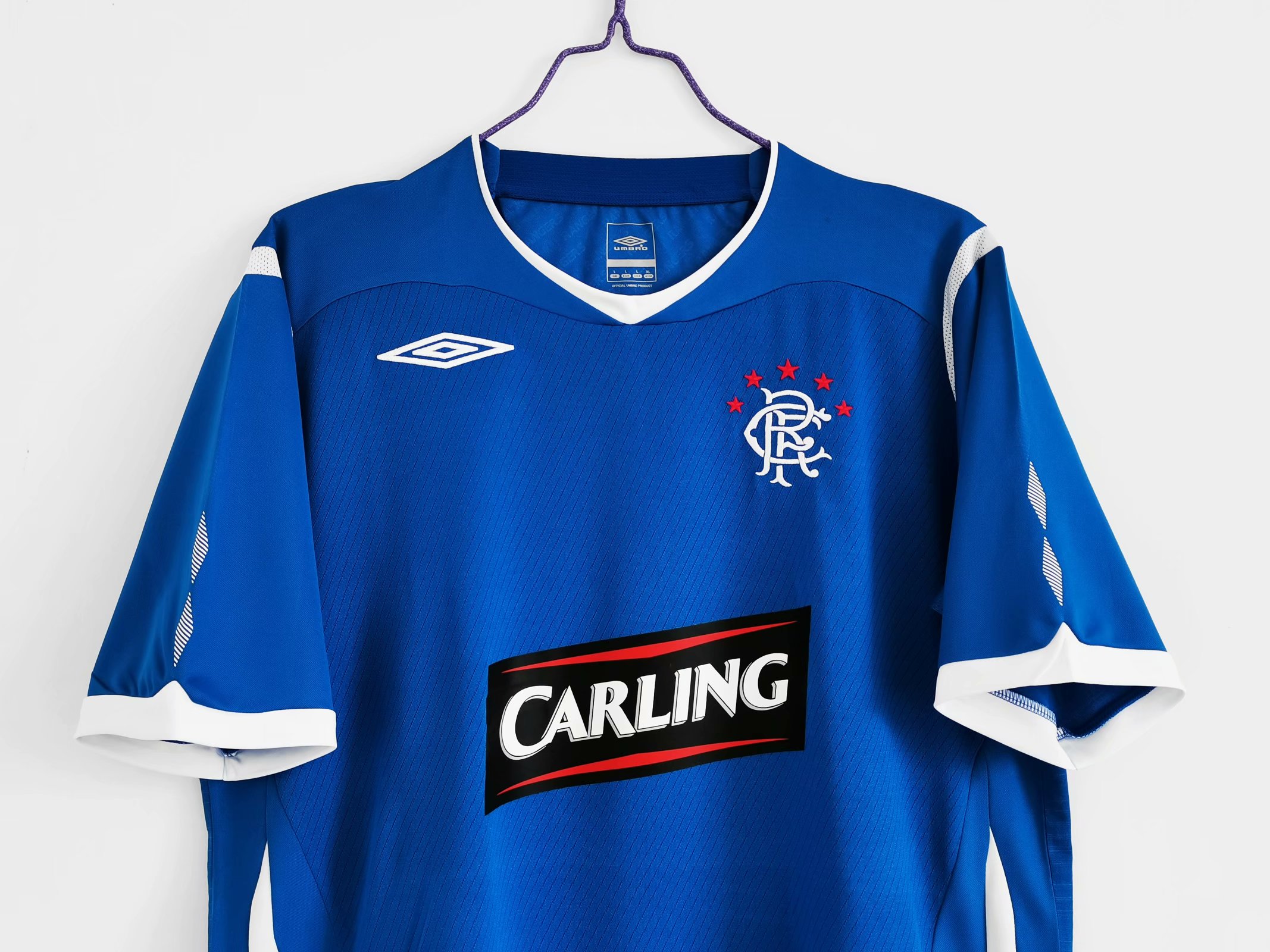 Glasgow Rangers Retro Jersey Home 2008/09