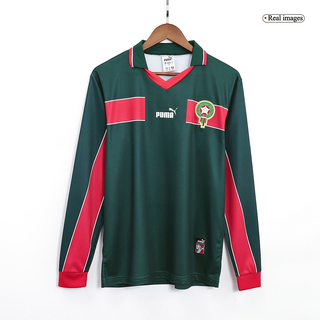 Morocco Home Retro Jersey Long Sleeve 1998
