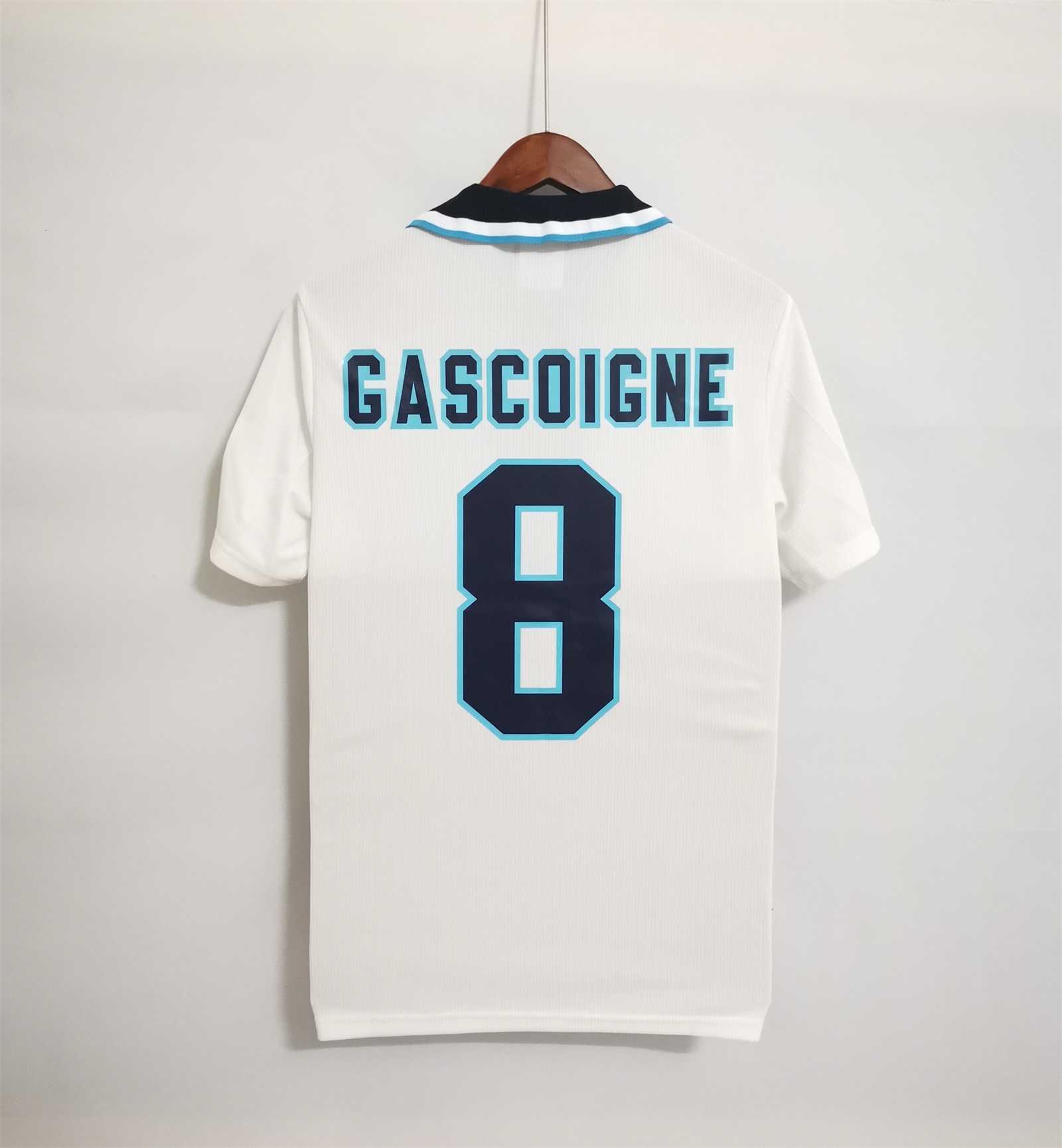 England Retro Jersey Home Replica Euro Cup 1996