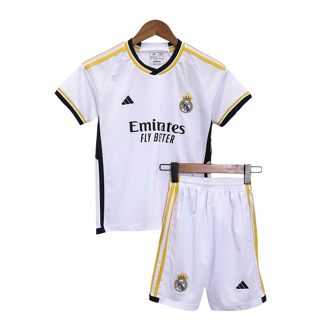 Kids Real Madrid Home Whole Kit(Jersey+Shorts+Socks) 2023/24