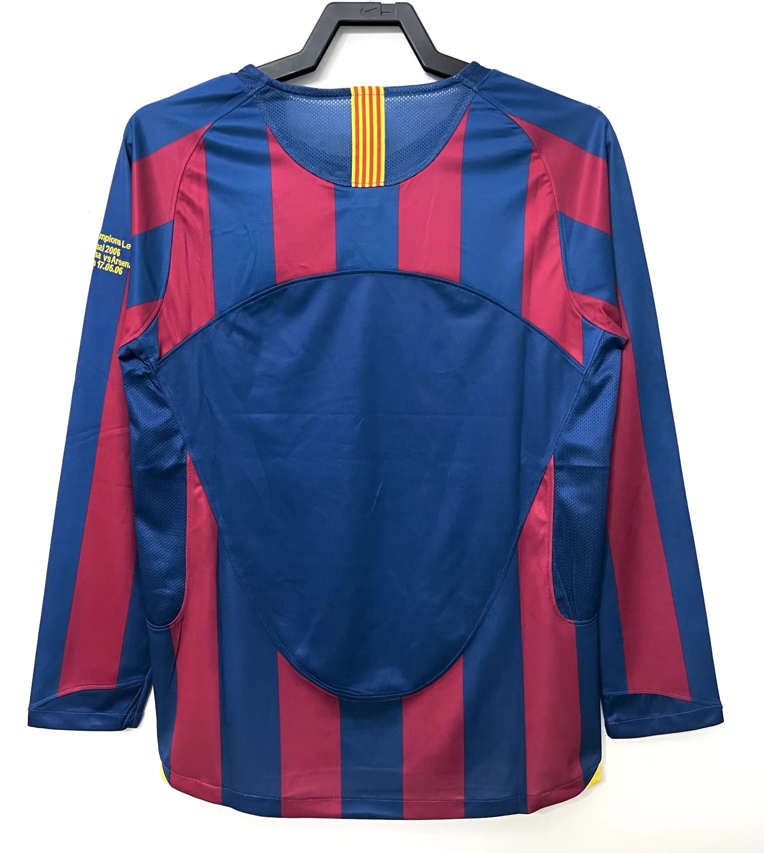 Barcelona Retro Long Sleeve UCL Edition Home Jersey 2005/06