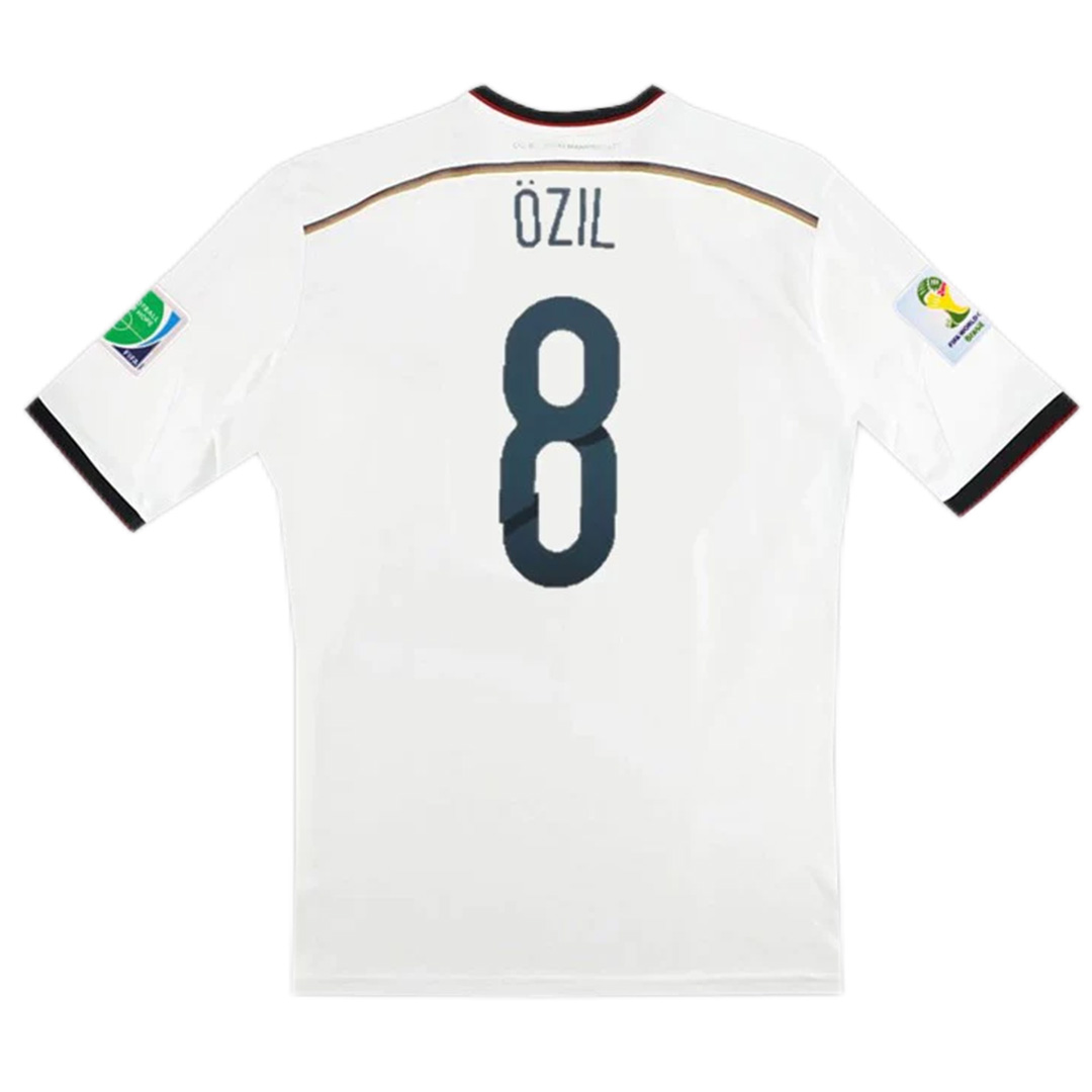 Germany 4 Star Retro Jersey Home World Cup 2014