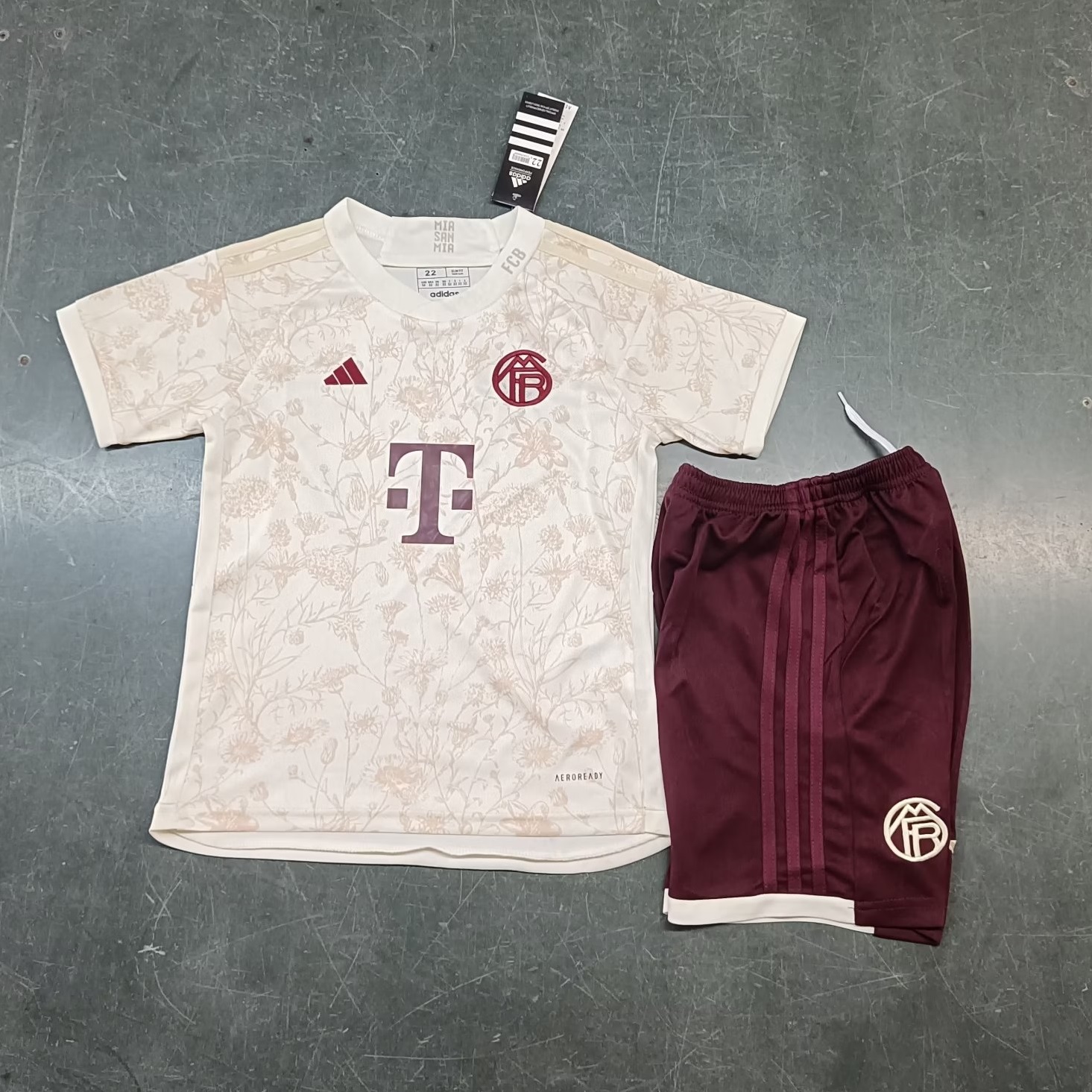 Kids Bayern Munich Third Kit(Jersey+Shorts) 2023/24