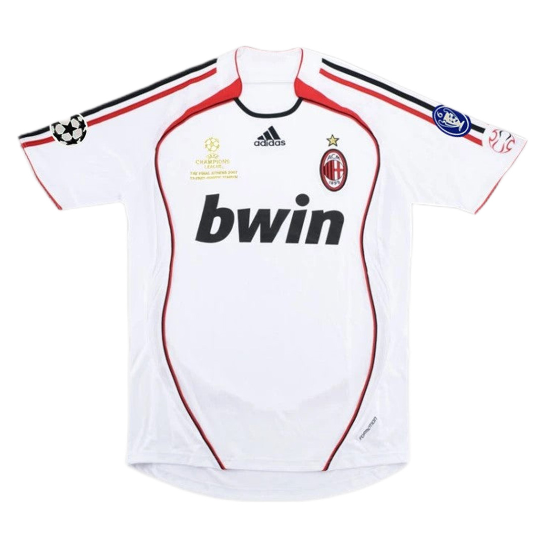 AC Milan Ronaldo #99 Kakà #22 Maldini #3 Pirlo #21 UCL Final Retro Jersey Away Replica 2006/07