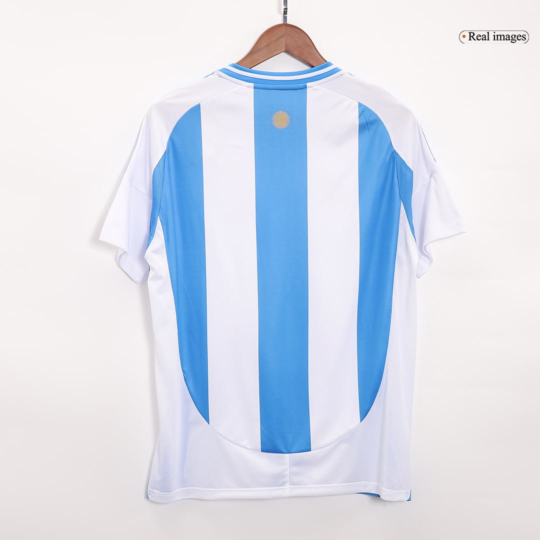 Argentina Home Jersey Messi #10 Di Maria #11 J.Álvarez #9 Copa America 2024
